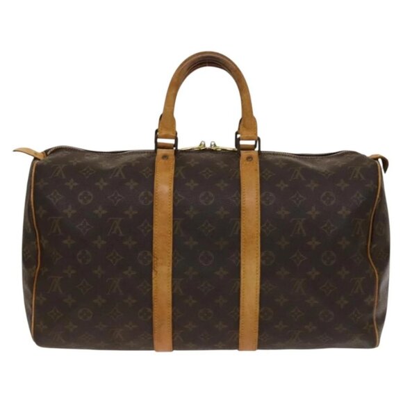 LOUIS VUITTON Monogram Keepall 45 Boston Bag M41428 LV Auth 139683 - Picture 3 of 16